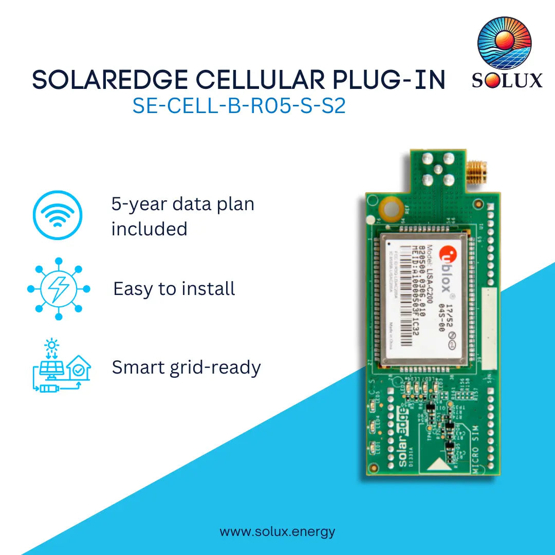 This a graphic image of Solaredge cellular plug-in SE-CELL-B-R05-S-S2
